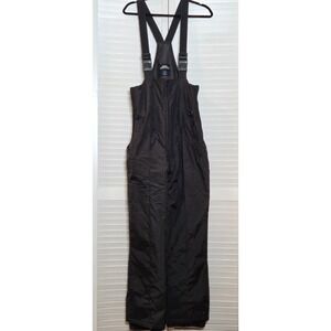 Sport Essentials Black Insulated Snow Bibs Size S Adjustable Ski Overalls Pants
